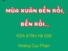 Mùa Xuân Đến Rồi, Đến Rồi