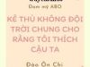 Kẻ Thù Không Đội Trời Chung Cho Rằng Tôi Thích Cậu Ta